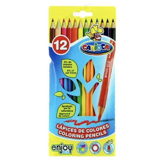 Carioca Eco-Friendly 12-Pack Colored Pencils