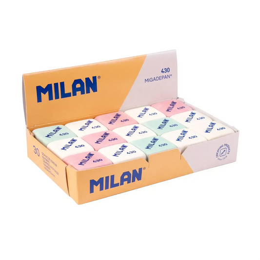 Milan 430 Erasers, Box of 30