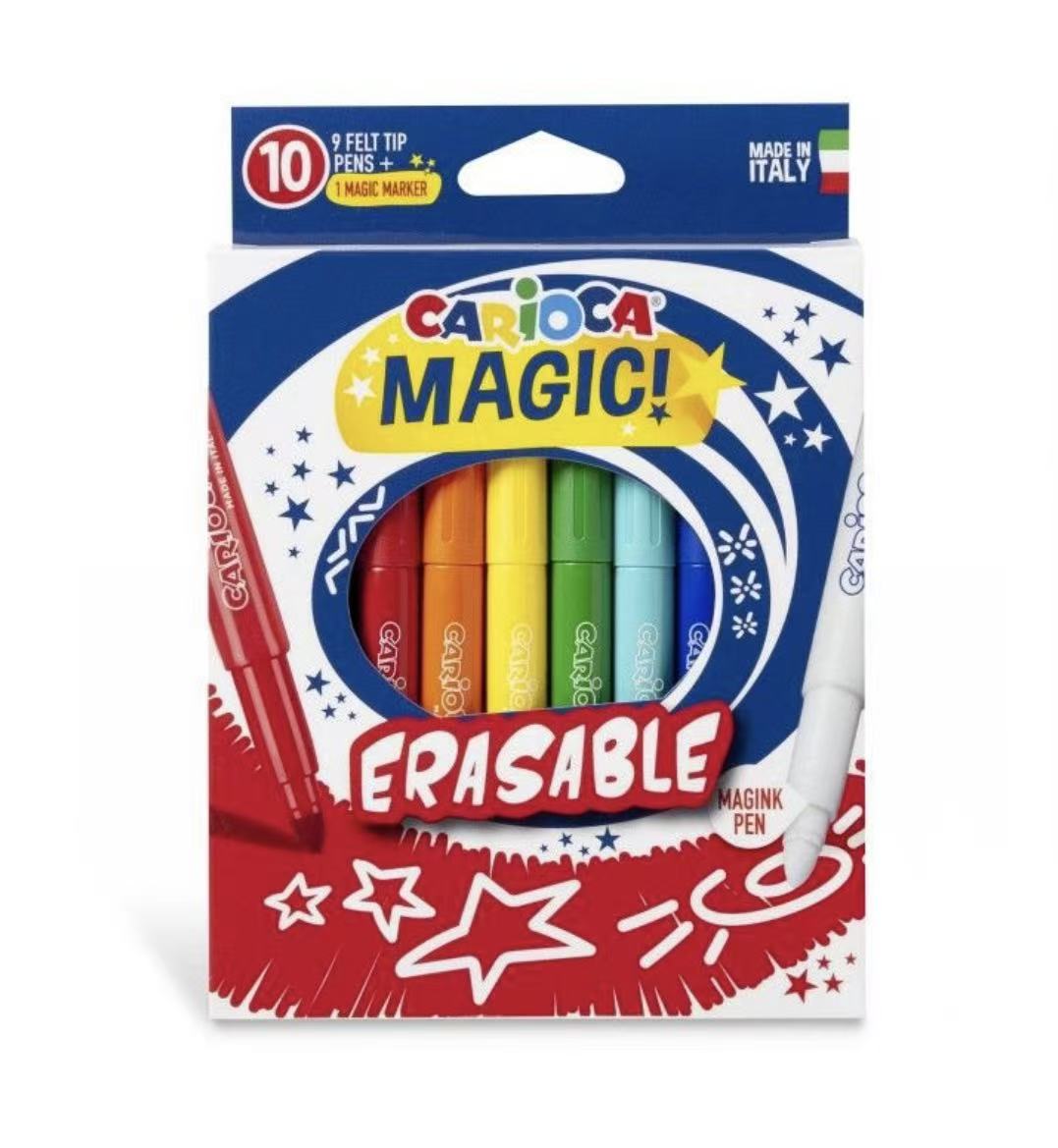 Carioca Magic Erasable Marker Pen Case of 10 Units