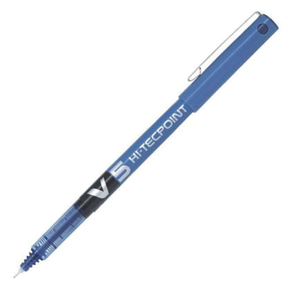 Pilot V-5 Hi-Tecpoint Blue Pen 12-pack