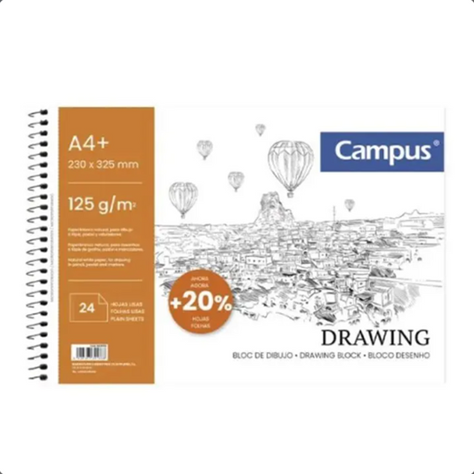 Drawing Pad Campus Micro-perforated A4+ 125g 20 Sheets