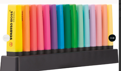 STABILO BOSS ORIGINAL Highlighters, pack of 15 units