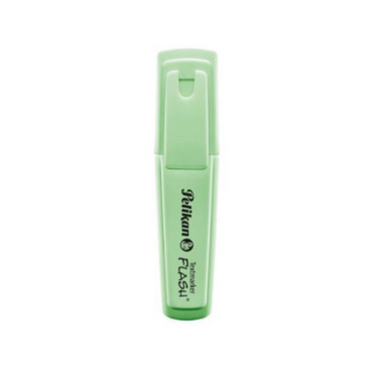 Resaltador Pelikan Flash Pastel Color Verde Manzana,(pack de 10 uds)