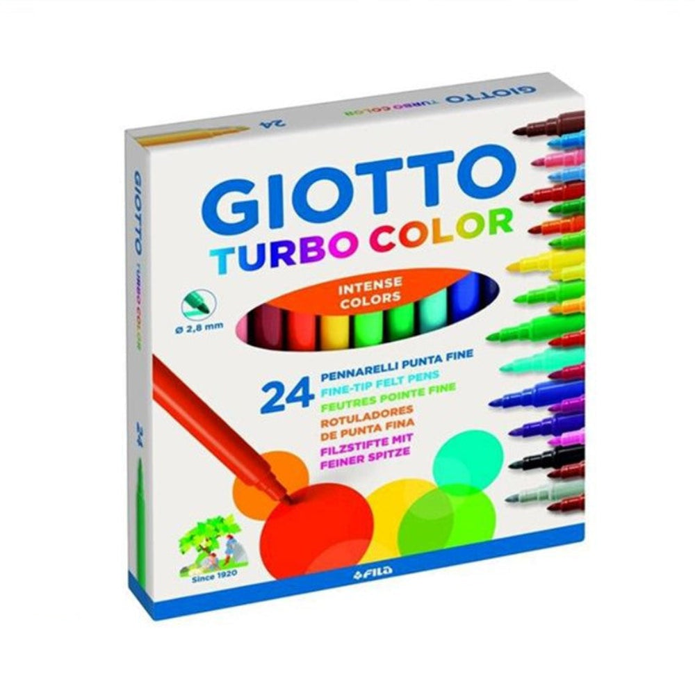 Giotto Turbo Color Markers 24 ct