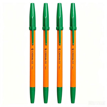 Blister de 4 Bolígrafo Corvina Verde, pack 4 uds