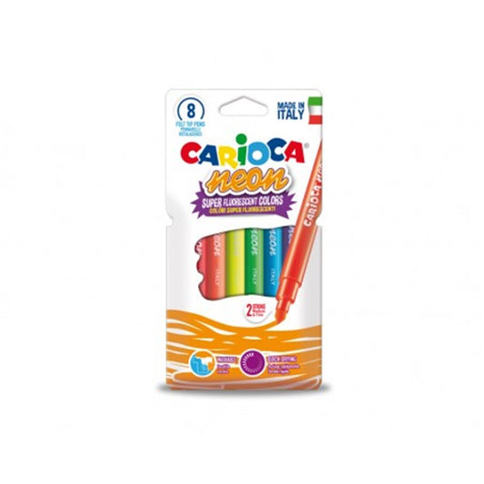 Set of 8 Neon Fluorescent Markers