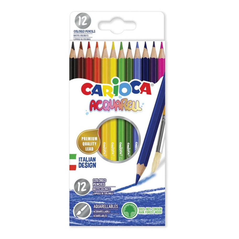 CARIOCA Acquarell Watercolor Pencils Set of 12