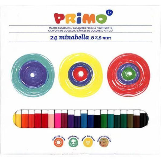 Set of 24 Primo Monocolor Minabella Colored Pencils