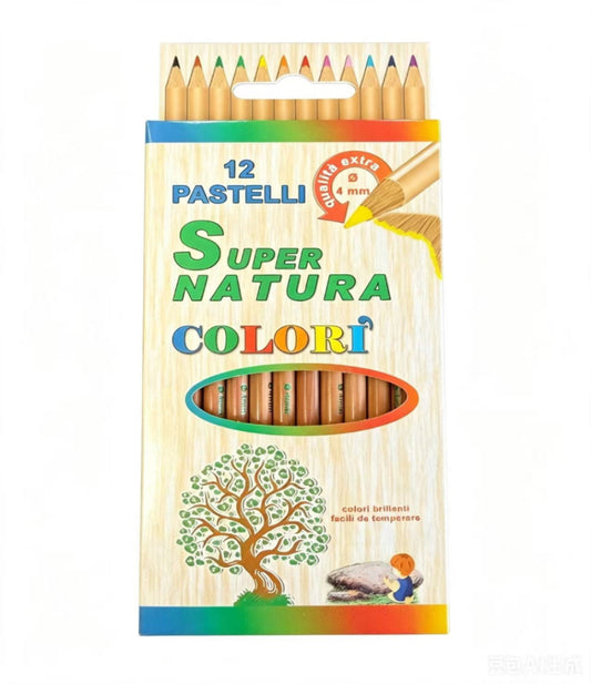 Set of 12 Super Natura Colored Pencils (from the Colorì brand).
