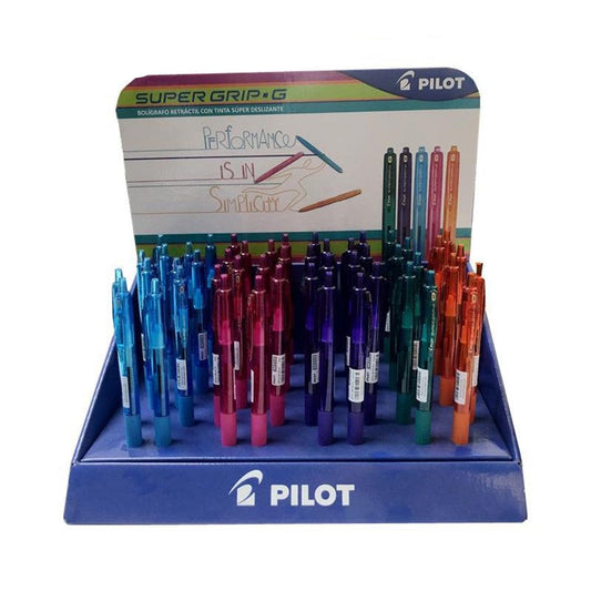 Display of 48 Assorted Pilot Pens